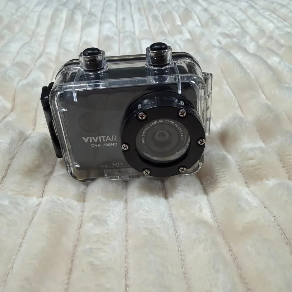 Vivitar DVR 786 HD Mini Action Camera + Waterproof Underwater Case